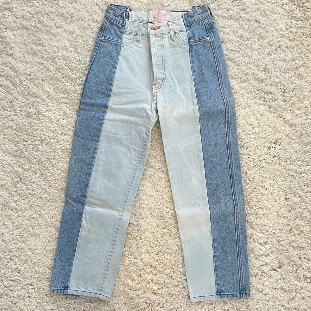 Two toned jeans